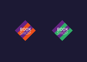 Developing creative logo bookstore
