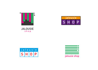 Development jalousie store logos series