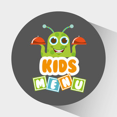 kids menu design 