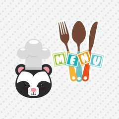 kids menu design 