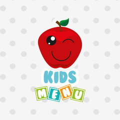 kids menu design 