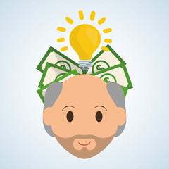 Save Money design. Financial item. Colorfull illustration, vecto