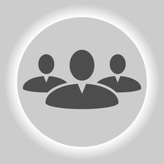 Add new user account flat icon for apps