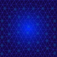 Geometrical background blue.
