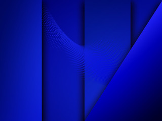 Abstract Blue background with halftone and line