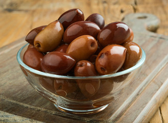 homemade olive oil on wood