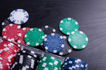 Poker chips for casino game