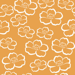 pattern flower, seamless, square size