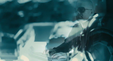 Hacker cyber criminal thief