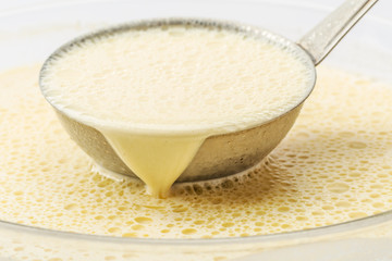 Liquid mix for pancakes