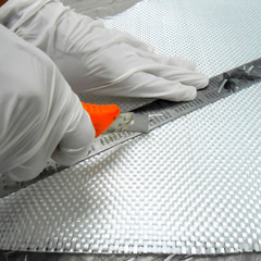 Carbon fiber Kevlar composite material background