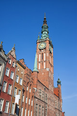 Fototapeta na wymiar Main Town Hall Tower in Gdansk