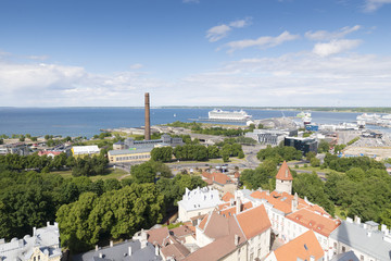 Naklejka premium Tallin Estonia