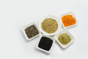 seasoning herb spice and bean for cooking