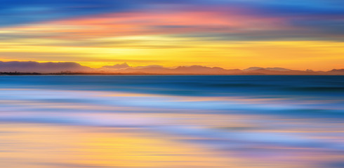 Fototapeta premium Sunset at the beach