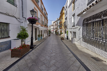 Fototapeta na wymiar Beautiful old city Marbella in Spain, Andalucia