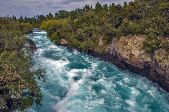 Huka Falls, New Zealand © jiggotravel