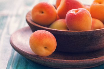 Ripe Organic Apricots