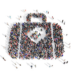 people fsuitcase travel 3d