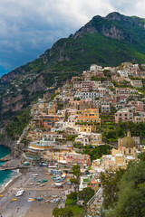 Fototapeta premium Beautiful town of Positano, Amalfi coast, Campania region, Italy
