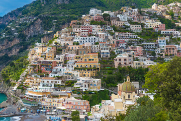 Beautiful town of Positano, Amalfi coast, Campania region, Italy