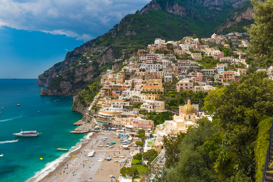 Beautiful town of Positano, Amalfi coast, Campania region, Italy