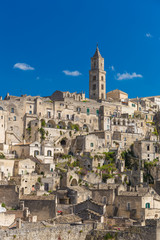 Obraz premium Beautiful town of Matera, Unesco heritage, Basilicata region, Italy