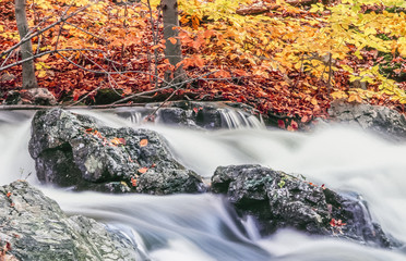 Harriman State Park, New York State waterfall
