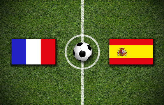 Frankreich gegen Spanien