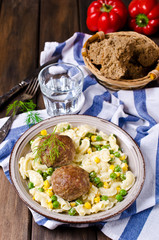 Grilled meat cutlets