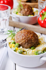 Grilled meat cutlets