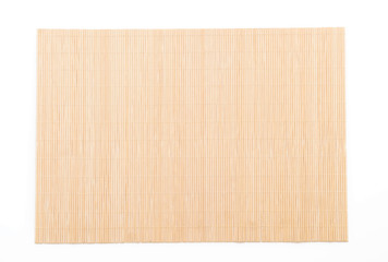 empty bamboo mat