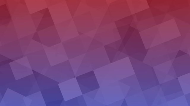 abstract geometric retro square background red and blue