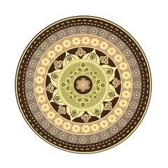 Mandala.  Oriental pattern.