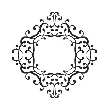Black luxury monogram template vector