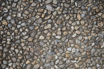 Vintage grey and brown floor paved - background
