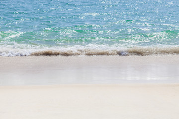 Beautiful sea on Patong beach Phuket, Thailand. and white sand ,