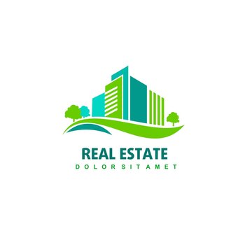 Logo Template Real Estate, Apartment, Condo, House, Rental, Business