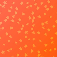 Star on a linear gradient orange background