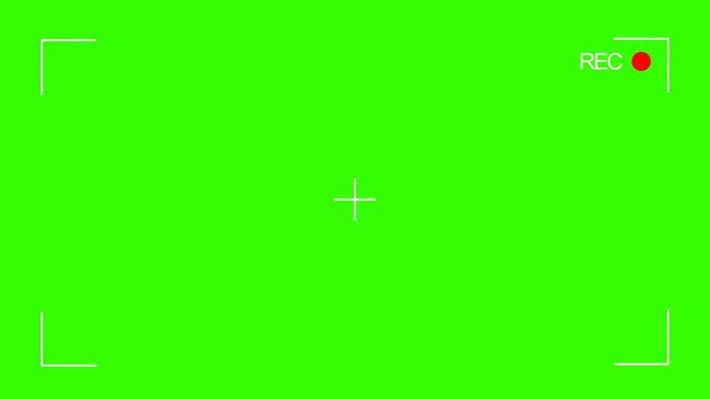 green screen chroma key camcorder view finder loop