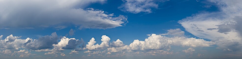 Naklejka na ściany i meble wetter,wolken,wolkengebilde Hintergrund hochauflösend HD blau 