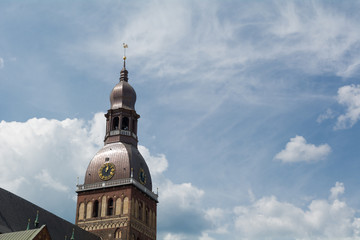 Riga Dome Church in summer.