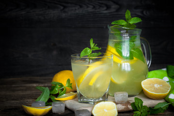 Lemonade in a glass