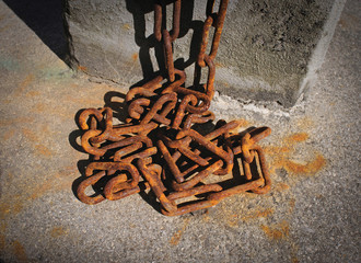 Rostige Kette