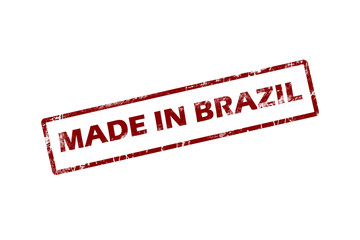 made in Brazil red square vintage stamp.Brazil stamp.Brazil seal.Brazil tag.Brazil.Brazil sign.Brazil.Brazil label.stamp.made.in.made in