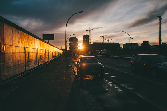 East Side Gallery (sunset)