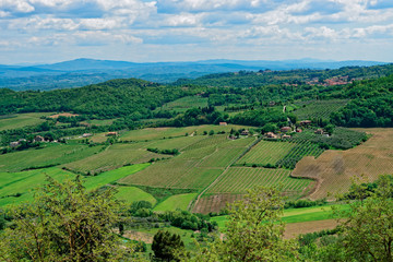 Fototapeta na wymiar Tuscany at springtime