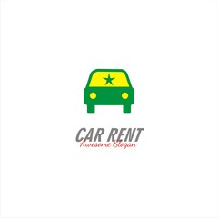 Obraz premium Car Rental Logo Template