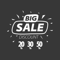 Naklejka premium vector sign for discounts