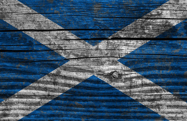 Scotland grunge flag